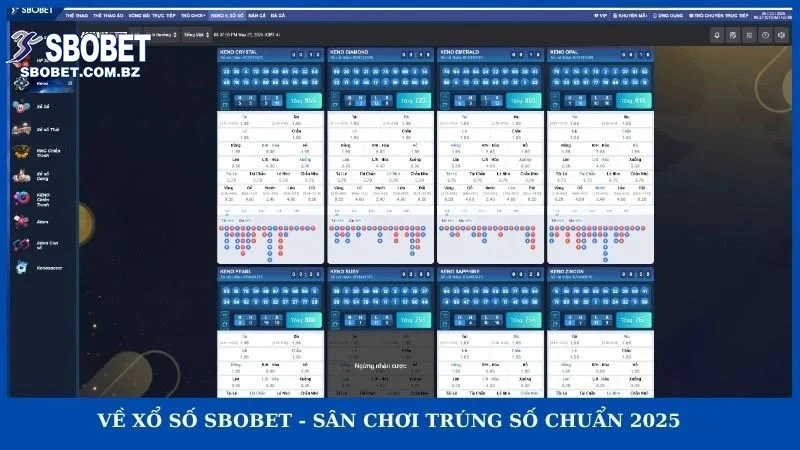 Xổ Số Sbobet - Đỉnh Cao Giải Trí Cùng Những Con Số! - VAJUKO